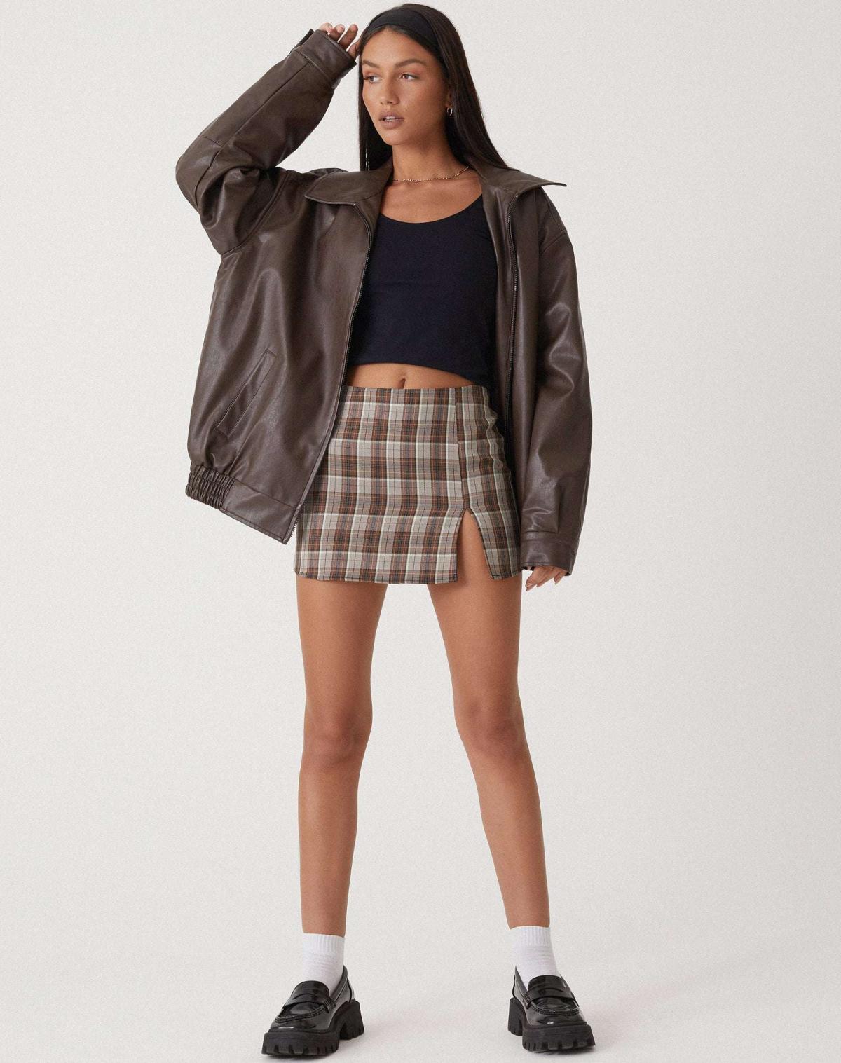 Axelle | Veste Oversize Élégante pour Femmes avec Col à Revers et Fermeture Zippée